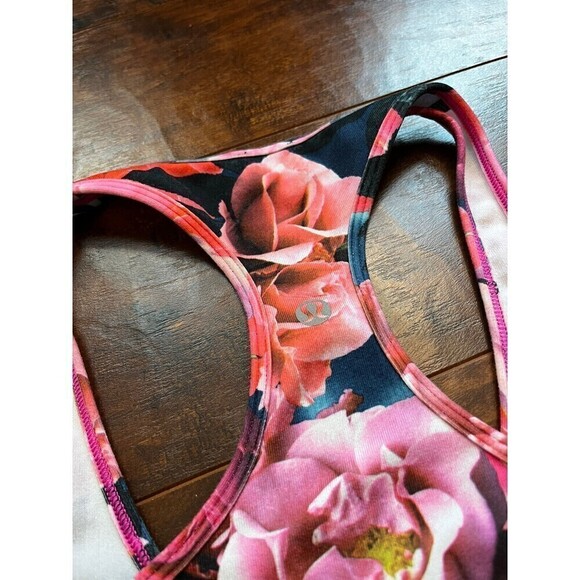 Lululemon Secret Garden Floral Racerback Tank Top READ BELOW - Picture 4 of 4